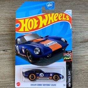 Hot Wheels Car Shelby Cobra Daytona Coupe HW Race Day Gulf Hotwheels Racing New